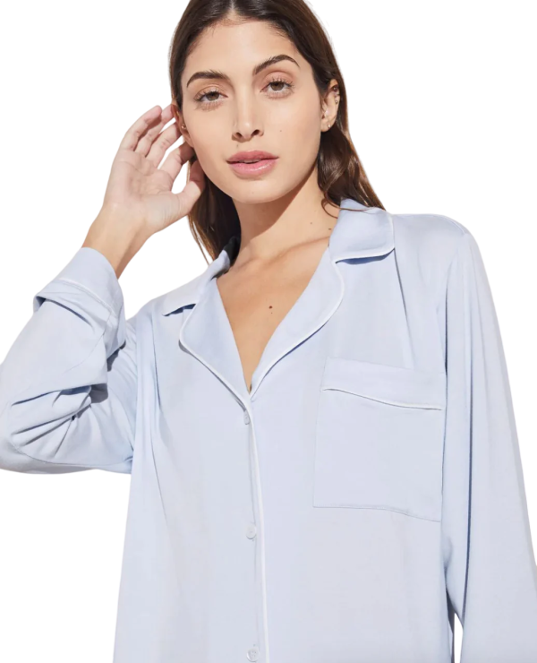 Gisele Long PJ Set - Ice Blue on Sale