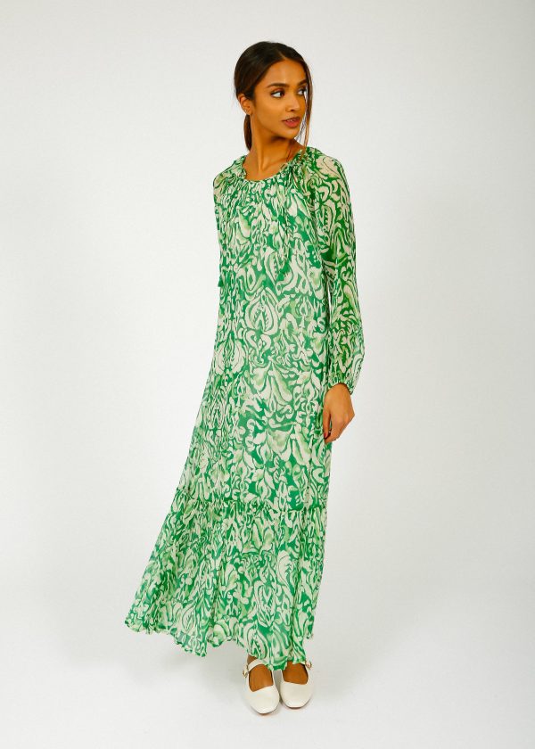 MOLIIN Courtney Dress in Irish Green on Sale