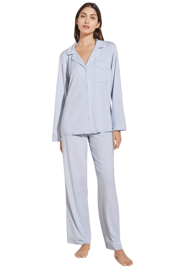 Gisele Long PJ Set - Ice Blue on Sale