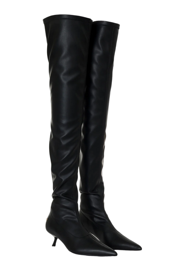 Over The Knee Hilda Boot - Black Online Hot Sale