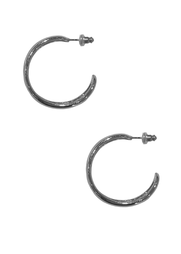 Jugar Thick Hoops - Silver For Discount