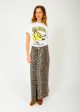 GANNI J1445 Printed Denim Maxi Skirt in Leo on Sale