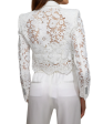 Dora Lace Blazer - White Cheap