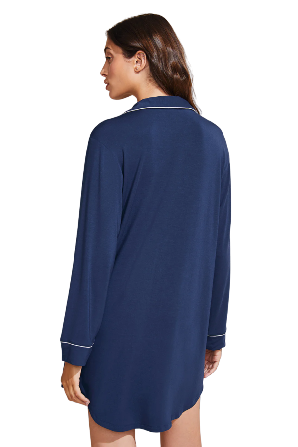 Gisele Sleepshirt - Navy Ivory Online Hot Sale