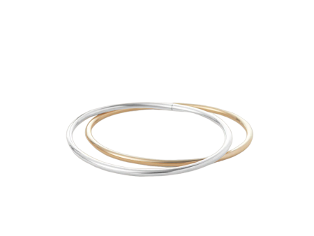 Dane Bangle Set - Two-Tone For Sale