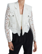 Dora Lace Blazer - White Cheap