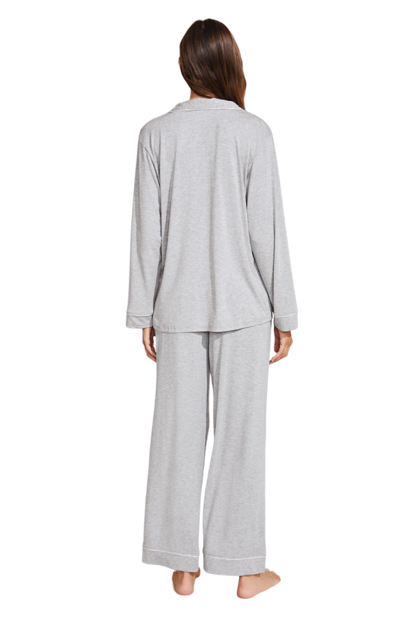 Gisele Long PJ Set - Heather Grey Hot on Sale