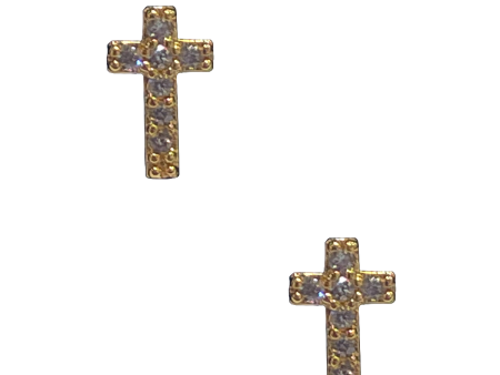 Cross Stud - Gold Discount