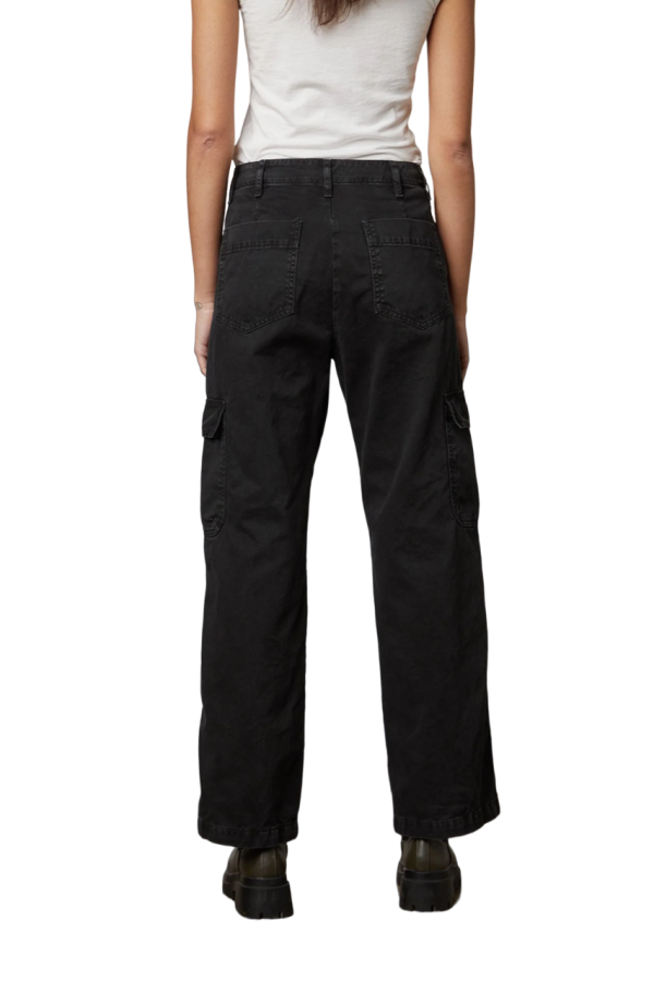 Makayla Twill Pant - Black For Cheap