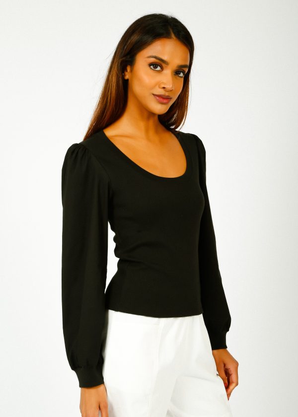 VB Anabel Top in Black Online Sale