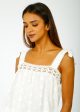 LM Paradisio Strap Top in Off White Online Hot Sale