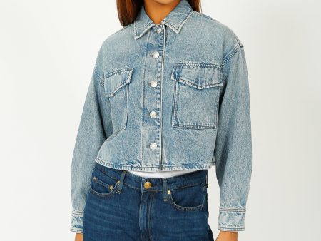 R&B Jaiden Shirt Jacket in Elle For Sale