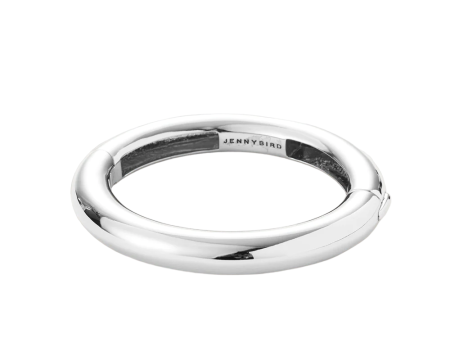 Gia Mega Bangle - Silver Online Hot Sale