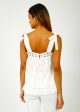 LM Paradisio Strap Top in Off White Online Hot Sale