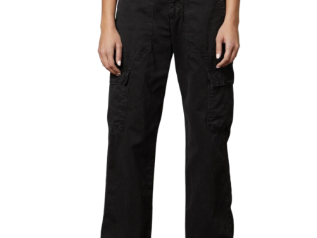 Makayla Twill Pant - Black For Cheap