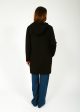 R&P Kodal Hooded Coat in Black For Sale