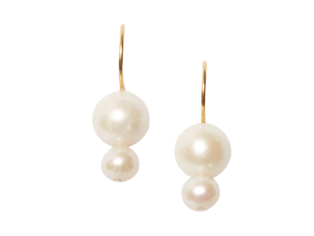 Phoebe Pearl Drop Earring - Gold For Sale