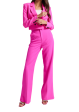 Ashton Crepe Pants - Magenta Hot on Sale