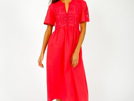 SUNCOO Cedra Dress in Geranium Fashion