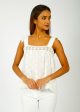 LM Paradisio Strap Top in Off White Online Hot Sale