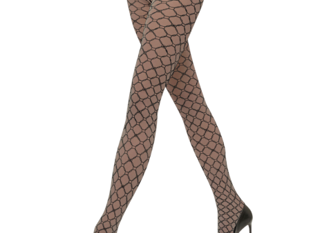 Monogram Tights - Black For Sale