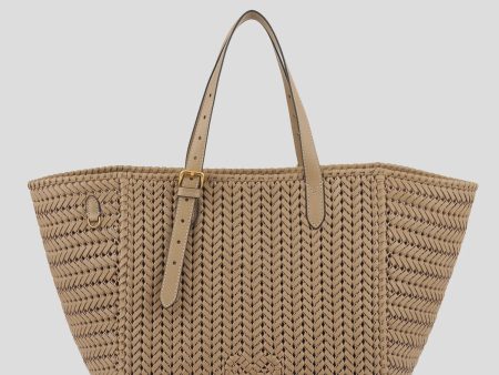 AH The Neeson Square Tote in Sand Shiny Capra Cheap