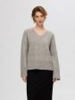 SLF Alva Melange Knit in Steel Grey Sale