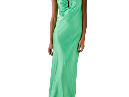 Fiona Dress - Vibrant Green Cheap