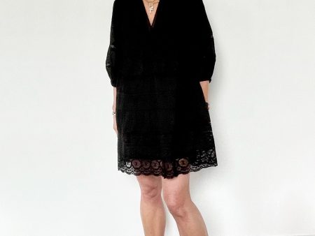 VELVET Dorothy Dress in Black For Discount