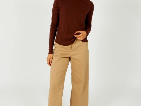 AV Sonoma 31 Long Sleeve Tee in Choco For Discount