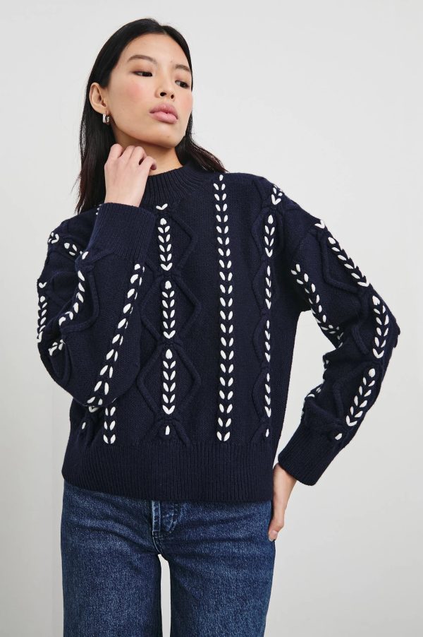 RAILS Tori Knit in Midnight Online Sale