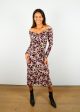 DVF Sylviana Dress in Fall Leaves Online