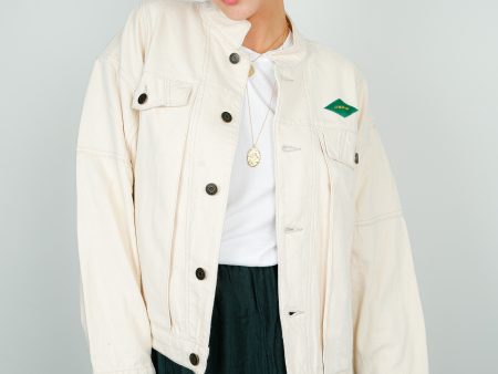 AV Spywood Jacket in Ecru Online Hot Sale