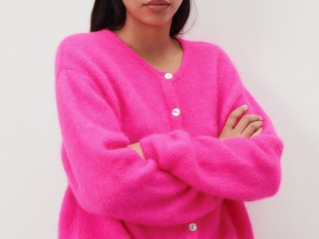 AV Vitow Knit Cardi in Acid Pink Supply