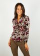 DVF Nathaniel Reversible Top in Fall Leaves Cheap