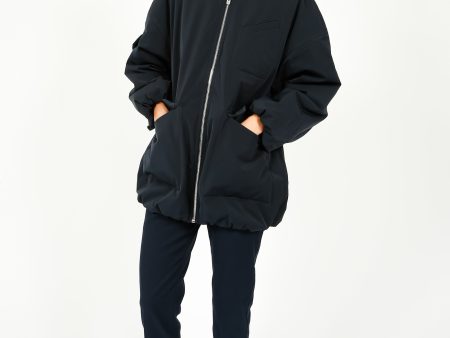 GANNI F8804  Oversized Bomber in Sky Captain Cheap