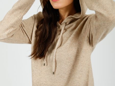 VB Billy Hoodie in Oatmeal Online Sale