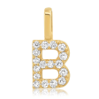 14k Diamond Pavé Monogram Pendant Supply