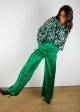 SUNCOO Jumbo Trousers in Green Online now