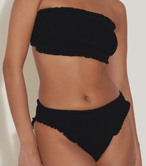 HG Tracey Frill Bandeau in Black Supply