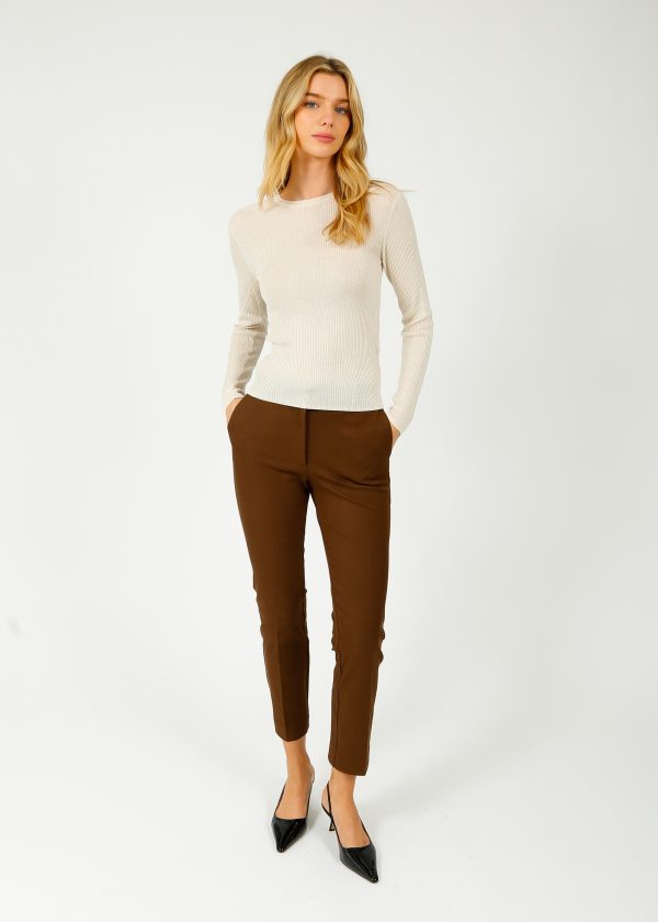 JOSEPH Coleman Pant in Arabica on Sale