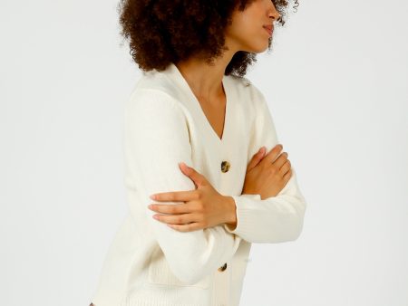 SLF Ana Knit Cardi in Birch For Cheap