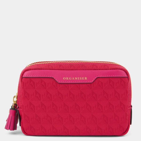 AH Organiser Duo Pouch in Magenta Sale