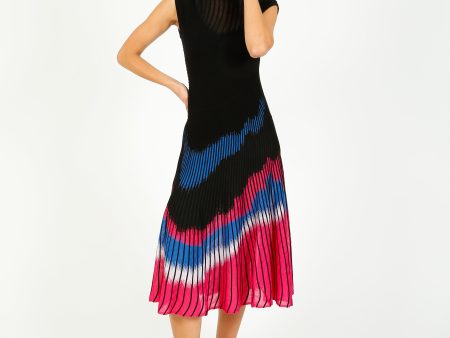 DVF Rick Dress in Floating Block Hot on Sale