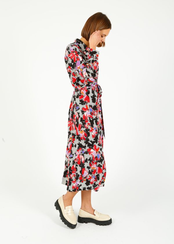 DVF Tori Dress in Odette Floral Hot on Sale