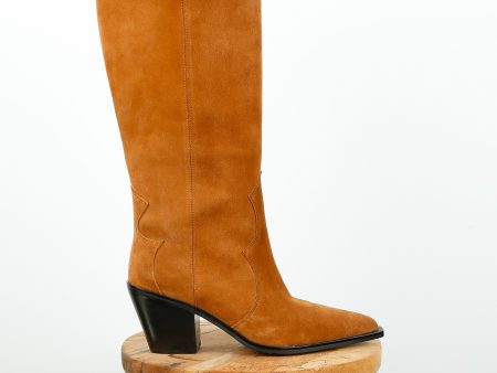 AM Mabel Boot in Tan Online Hot Sale