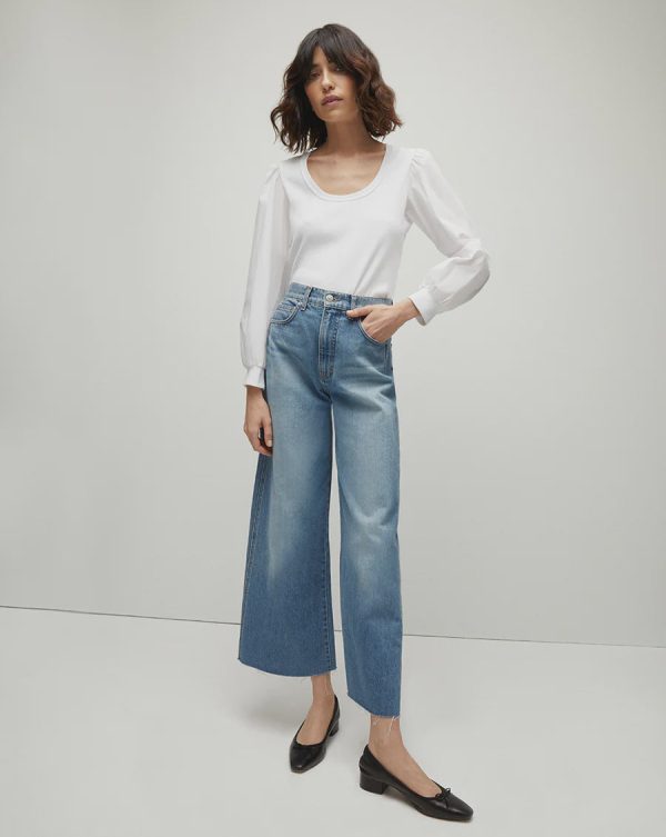 VB Taylor Cropped High Rise Wide in Enough Said Hot on Sale