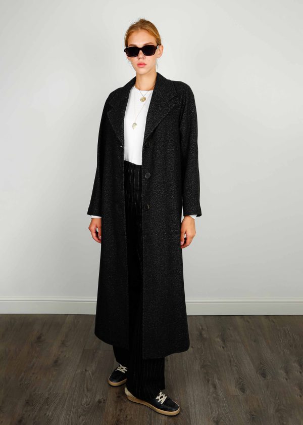 SLF Laima Wool Coat in Black Online Sale