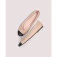 PB Nicole Ballet Pump in Nude, Black For Sale