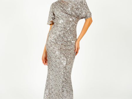 DVF Wittrock Dress in Sequin Leo Online Sale